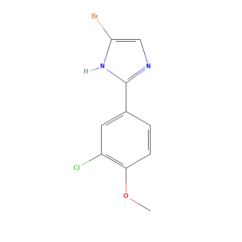 5-bromo-2-(3-chloro-4-methoxyphenyl)-1H-imidazole (CAS: 102151-41-7) - Related Chemical Product
