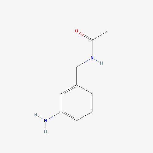 N-[(3-aminophenyl)methyl]acetamide (CAS: 180080-56-2) - Chemical Structure and Molecular Formula 