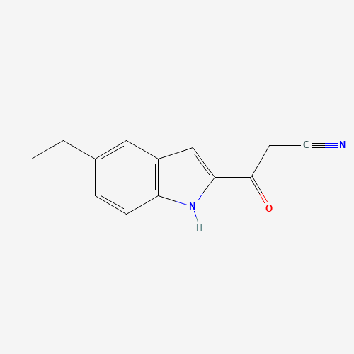 3-(5-ethyl-1H-indol-2-yl)-3-oxopropanenitrile (CAS: 1265234-64-7) - Related Chemical Product