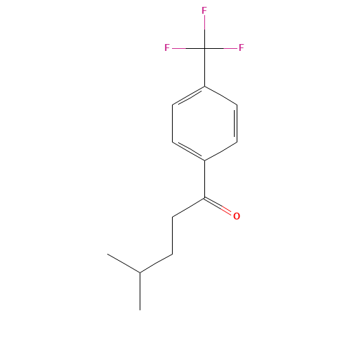 4-methyl-1-[4-(trifluoromethyl)phenyl]pentan-1-one (CAS: 869318-90-1) - Related Chemical Product