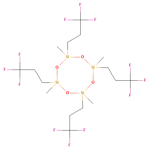 2,4,6,8-tetramethyl-2,4,6,8-tetrakis(3,3,3-trifluoropropyl)-1,3,5,7,2,4,6,8-tetraoxatetrasilocane (CAS: 429-67-4) - Related Chemical Product