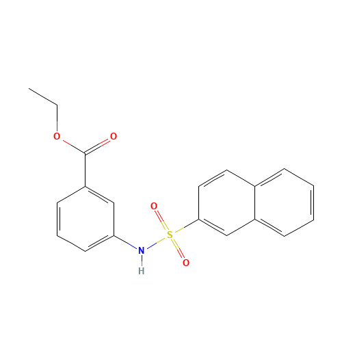 ethyl 3-(naphthalen-2-ylsulfonylamino)benzoate (CAS: 209173-75-1) - Related Chemical Product