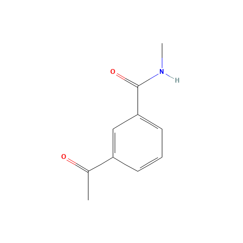 3-acetyl-N-methylbenzamide (CAS: 1175301-11-7) - Chemical Structure and Molecular Formula 