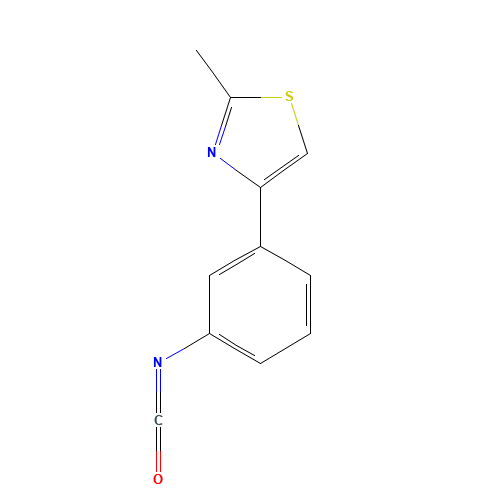 4-(3-isocyanatophenyl)-2-methyl-1,3-thiazole (CAS: 852180-41-7) - Related Chemical Product