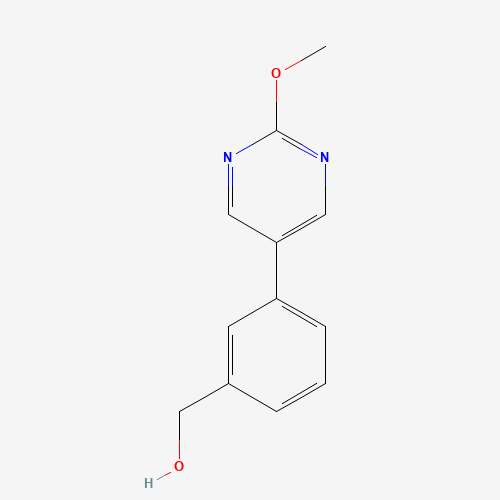 [3-(2-methoxypyrimidin-5-yl)phenyl]methanol (CAS: 1349715-74-7) - Chemical Structure and Molecular Formula 