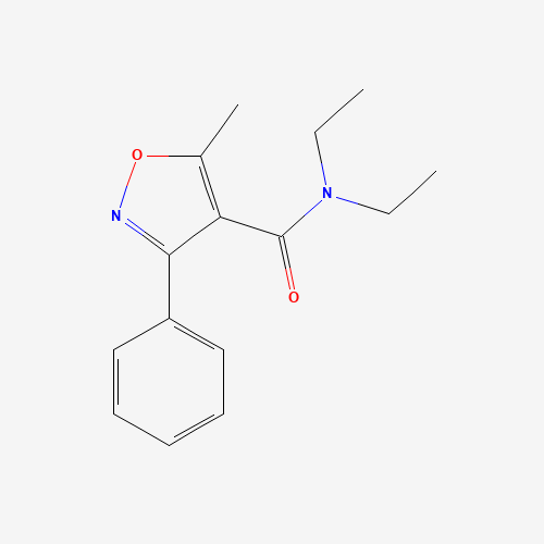 N,N-diethyl-5-methyl-3-phenyl-1,2-oxazole-4-carboxamide (CAS: 313392-96-0) - Related Chemical Product