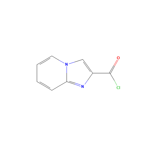 imidazo[1,2-a]pyridine-2-carbonyl chloride (CAS: 769871-46-7) - Chemical Structure and Molecular Formula 