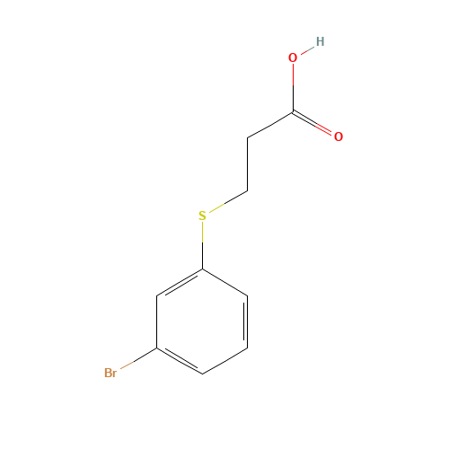 3-(3-bromophenyl)sulfanylpropanoic acid (CAS: 13735-09-6) - Related Chemical Product