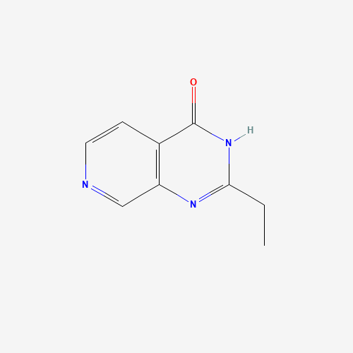 2-ethyl-1H-pyrido[3,4-d]pyrimidin-4-one (CAS: 161333-96-6) - Chemical Structure and Molecular Formula 