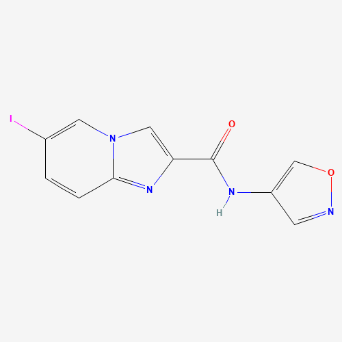 6-iodo-N-(1,2-oxazol-4-yl)imidazo[1,2-a]pyridine-2-carboxamide (CAS: 1168157-29-6) - Related Chemical Product