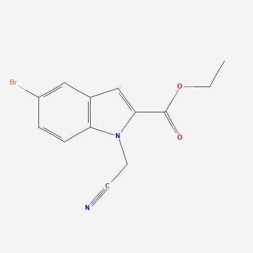 ethyl 5-bromo-1-(cyanomethyl)indole-2-carboxylate (CAS: 201809-30-5) - Related Chemical Product