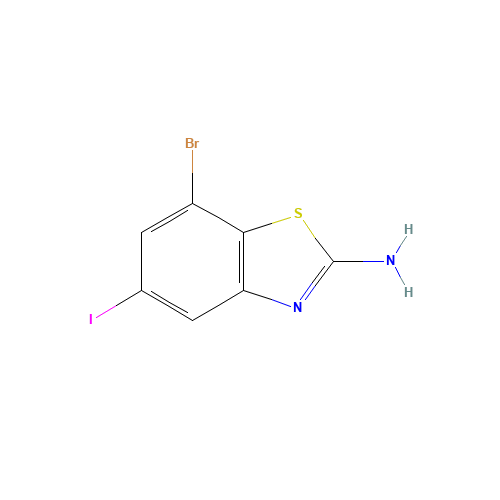 7-bromo-5-iodo-1,3-benzothiazol-2-amine (CAS: 1000289-34-8) - Related Chemical Product