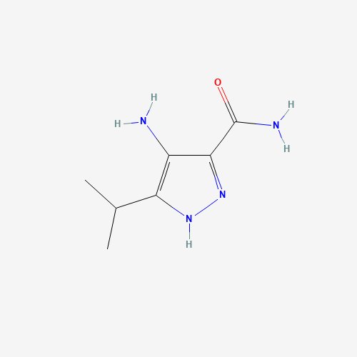 4-amino-5-propan-2-yl-1H-pyrazole-3-carboxamide (CAS: 521300-03-8) - Related Chemical Product