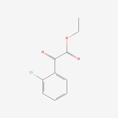 ethyl 2-(2-chlorophenyl)-2-oxoacetate (CAS: 62123-75-5) - Chemical Structure and Molecular Formula 