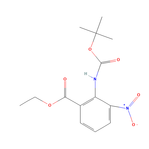 ethyl 2-[(2-methylpropan-2-yl)oxycarbonylamino]-3-nitrobenzoate (CAS: 136285-65-9) - Related Chemical Product