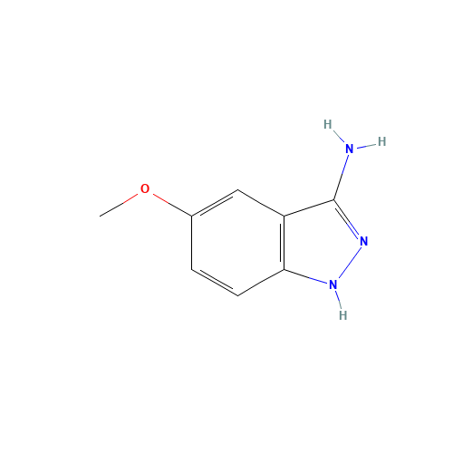 5-methoxy-1H-indazol-3-amine (CAS: 58514-96-8) - Chemical Structure and Molecular Formula 