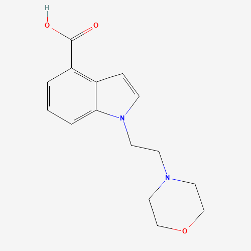 1-(2-morpholin-4-ylethyl)indole-4-carboxylic acid (CAS: 1096307-28-6) - Related Chemical Product