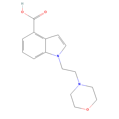 1-(2-morpholin-4-ylethyl)indole-4-carboxylic acid (CAS: 1096307-28-6) - Related Chemical Product