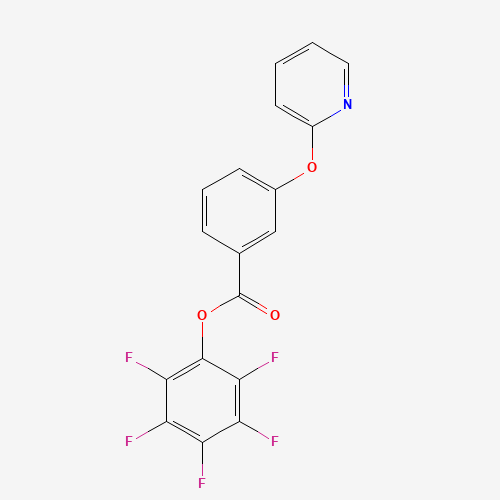 (2,3,4,5,6-pentafluorophenyl) 3-pyridin-2-yloxybenzoate (CAS: 921938-61-6) - Related Chemical Product