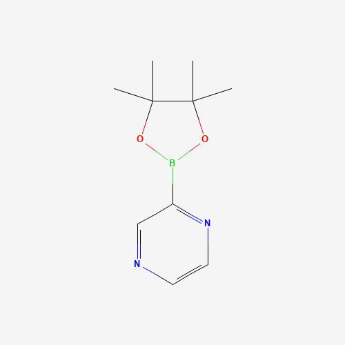 2-(4,4,5,5-tetramethyl-1,3,2-dioxaborolan-2-yl)pyrazine (CAS: 1083179-99-0) - Related Chemical Product