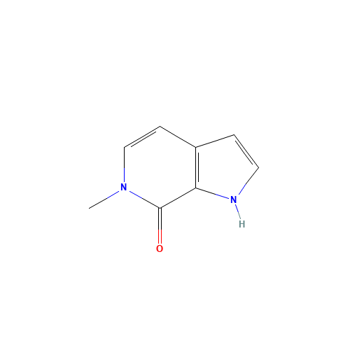 6-methyl-1H-pyrrolo[2,3-c]pyridin-7-one (CAS: 116212-46-5) - Chemical Structure and Molecular Formula 