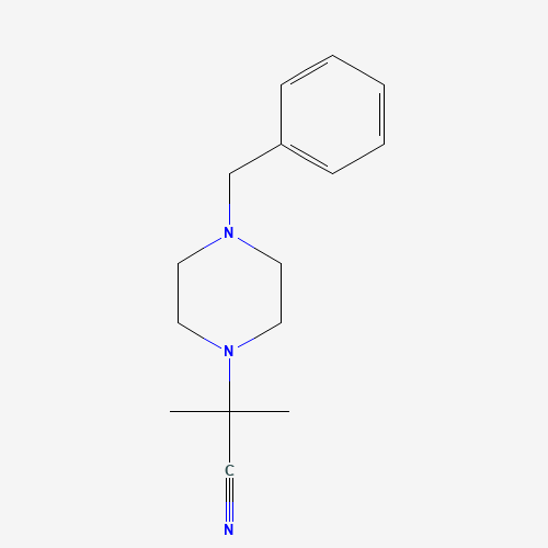 2-(4-benzylpiperazin-1-yl)-2-methylpropanenitrile (CAS: 230302-08-6) - Related Chemical Product