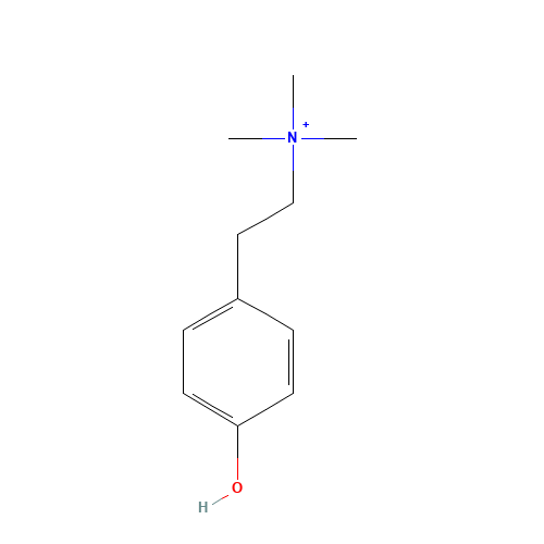 2-(4-hydroxyphenyl)ethyl-trimethylazanium (CAS: 6656-13-9) - Related Chemical Product