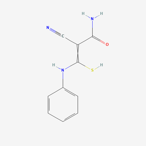 3-anilino-2-cyano-3-sulfanylprop-2-enamide (CAS: 380186-84-5) - Related Chemical Product