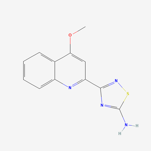 3-(4-methoxyquinolin-2-yl)-1,2,4-thiadiazol-5-amine (CAS: 1179362-35-6) - Related Chemical Product