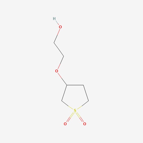 2-(1,1-dioxothiolan-3-yl)oxyethanol (CAS: 25935-87-9) - Chemical Structure and Molecular Formula 