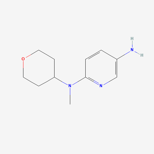 2-N-methyl-2-N-(oxan-4-yl)pyridine-2,5-diamine (CAS: 1155582-87-8) - Related Chemical Product