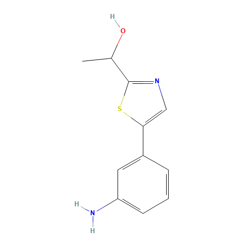 1-[5-(3-aminophenyl)-1,3-thiazol-2-yl]ethanol (CAS: 1312535-28-6) - Related Chemical Product