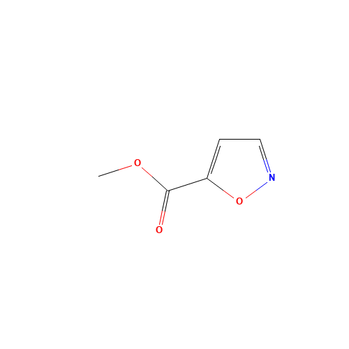 methyl 1,2-oxazole-5-carboxylate (CAS: 15055-81-9) - Chemical Structure and Molecular Formula 