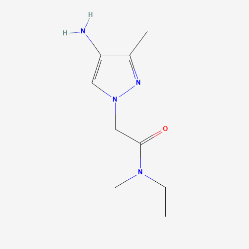 2-(4-amino-3-methylpyrazol-1-yl)-N-ethyl-N-methylacetamide (CAS: 1257553-63-1) - Related Chemical Product