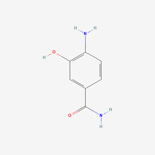 4-amino-3-hydroxybenzamide (CAS: 146224-62-6) - Chemical Structure and Molecular Formula 