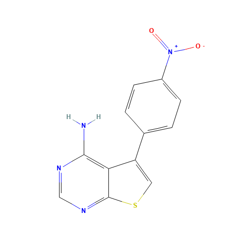 5-(4-nitrophenyl)thieno[2,3-d]pyrimidin-4-amine (CAS: 501696-27-1) - Related Chemical Product