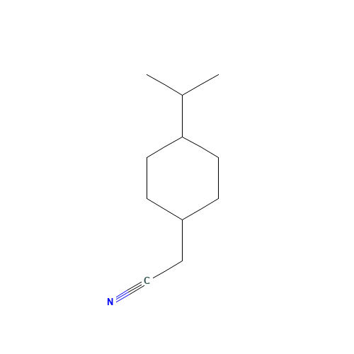 2-(4-propan-2-ylcyclohexyl)acetonitrile (CAS: 62221-15-2) - Related Chemical Product