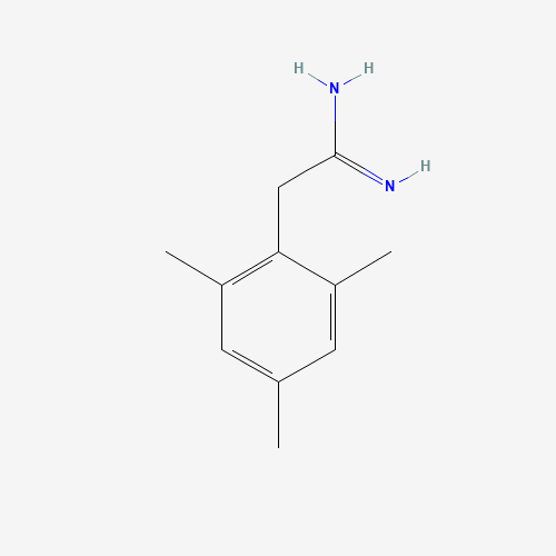2-(2,4,6-trimethylphenyl)ethanimidamide (CAS: 173601-36-0) - Chemical Structure and Molecular Formula 