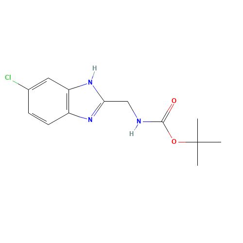 tert-butyl N-[(6-chloro-1H-benzimidazol-2-yl)methyl]carbamate (CAS: 712275-17-7) - Related Chemical Product