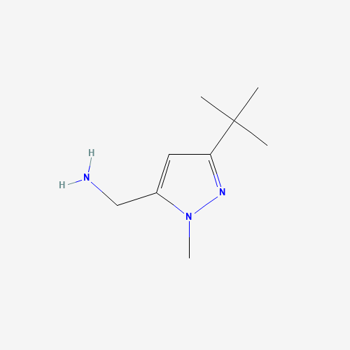 (5-tert-butyl-2-methylpyrazol-3-yl)methanamine (CAS: 1243817-09-5) - Related Chemical Product
