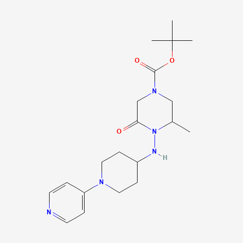 tert-butyl 3-methyl-5-oxo-4-[(1-pyridin-4-ylpiperidin-4-yl)amino]piperazine-1-carboxylate (CAS: 315493-39-1) - Related Chemical Product