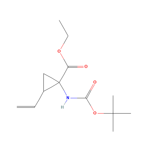 ethyl 2-ethenyl-1-[(2-methylpropan-2-yl)oxycarbonylamino]cyclopropane-1-carboxylate (CAS: 681807-59-0) - Related Chemical Product