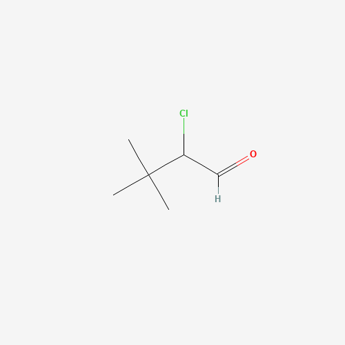 2-chloro-3,3-dimethylbutanal (CAS: 13422-65-6) - Chemical Structure and Molecular Formula 