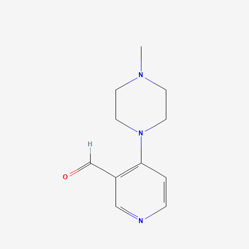 4-(4-methylpiperazin-1-yl)pyridine-3-carbaldehyde (CAS: 1356060-66-6) - Chemical Structure and Molecular Formula 