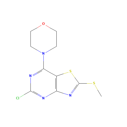4-(5-chloro-2-methylsulfanyl-[1,3]thiazolo[4,5-d]pyrimidin-7-yl)morpholine (CAS: 1137279-00-5) - Related Chemical Product