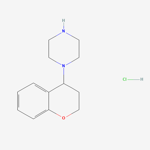 1-(3,4-dihydro-2H-chromen-4-yl)piperazine;hydrochloride (CAS: 229345-42-0) - Chemical Structure and Molecular Formula 