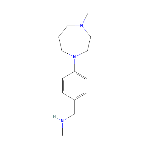 N-methyl-1-[4-(4-methyl-1,4-diazepan-1-yl)phenyl]methanamine (CAS: 910037-07-9) - Related Chemical Product