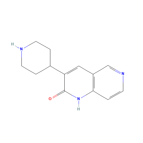 3-piperidin-4-yl-1H-1,6-naphthyridin-2-one (CAS: 885609-45-0) - Related Chemical Product