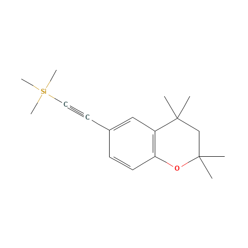 trimethyl-[2-(2,2,4,4-tetramethyl-3H-chromen-6-yl)ethynyl]silane (CAS: 345964-31-0) - Related Chemical Product