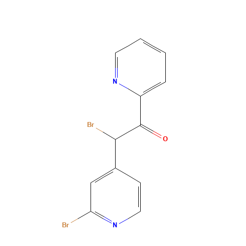 2-bromo-2-(2-bromopyridin-4-yl)-1-pyridin-2-ylethanone (CAS: 446852-69-3) - Related Chemical Product